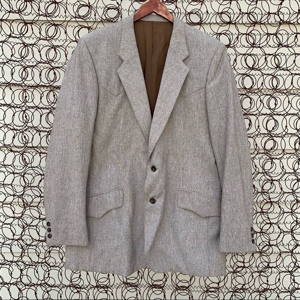 Vintage Lee Western style cowboy suit coat sport jacket 44L